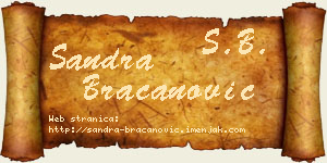 Sandra Bracanović vizit kartica